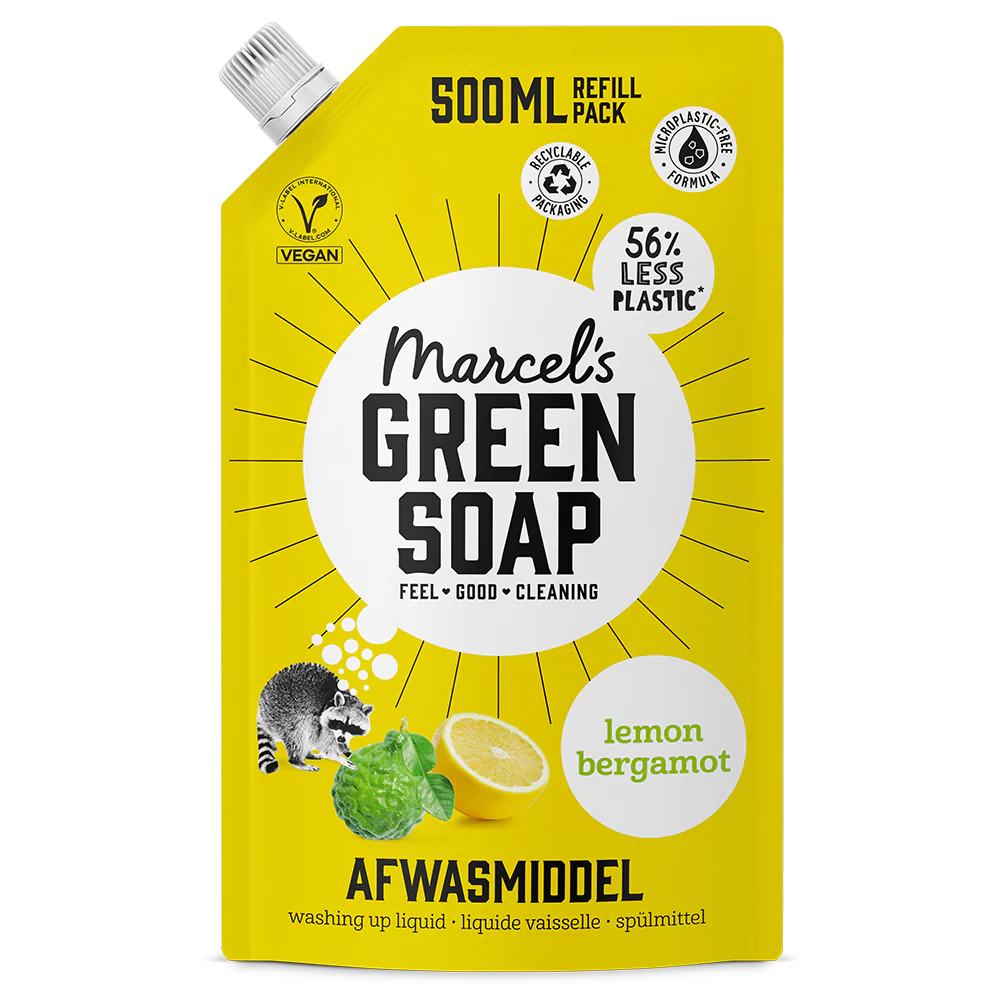 Afwasmiddel Navulling Citroen & Bergamot
