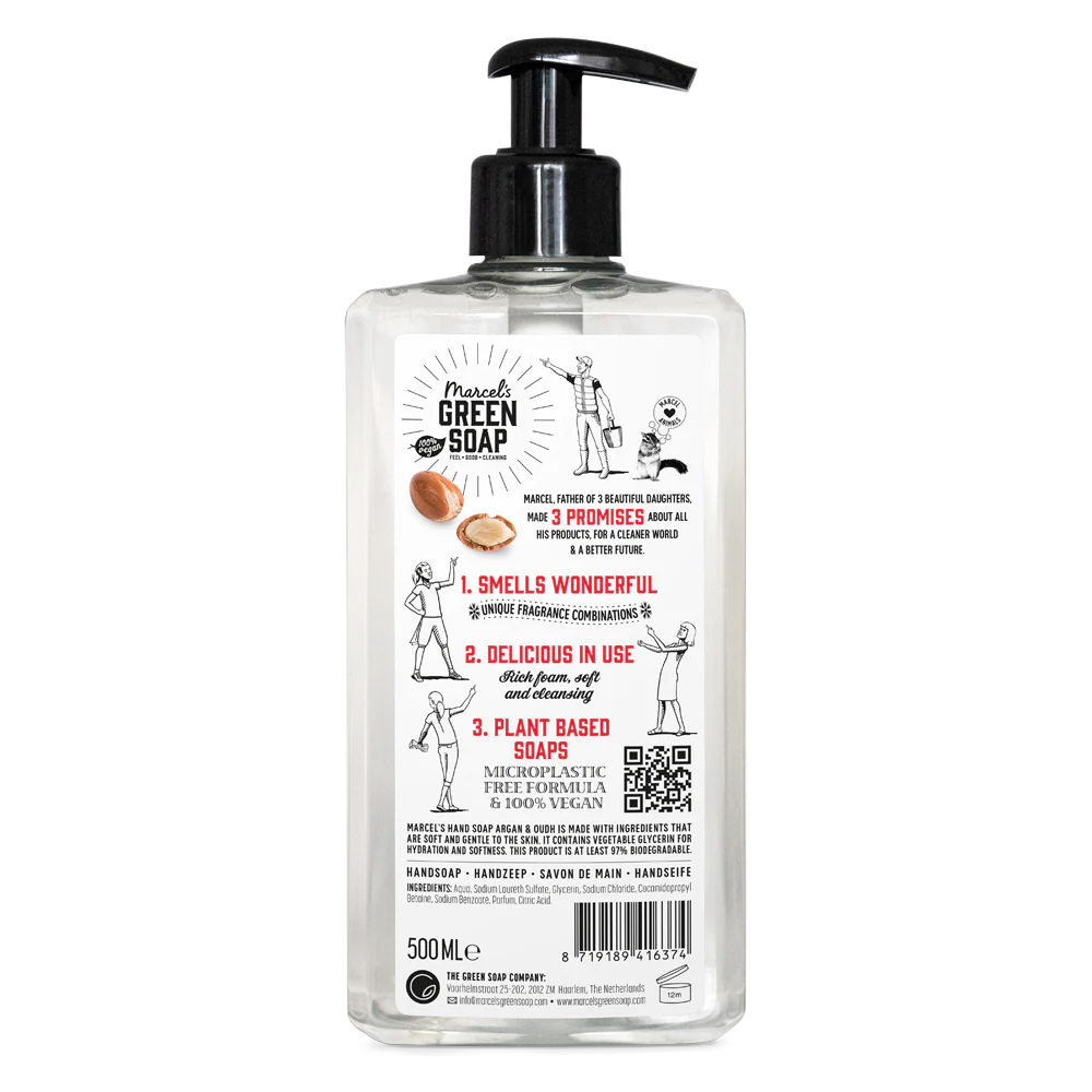 Handzeep Argan & Oudh 500 ml - Image 4