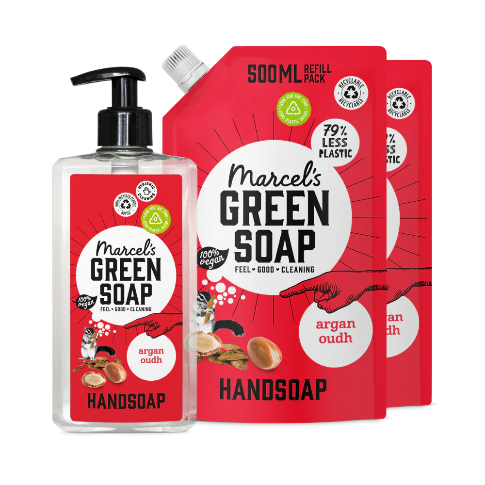 Handzeep Navulbundel Argan & Oudh