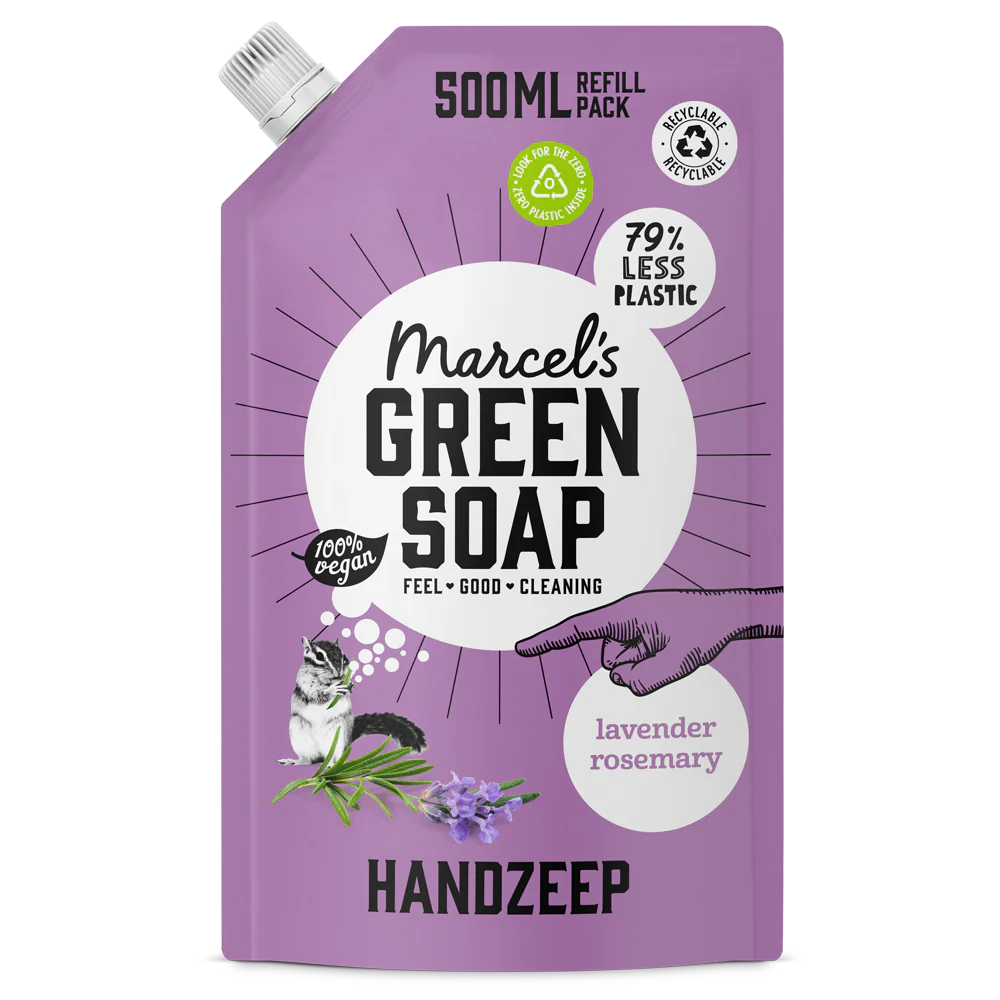 Handzeep Navulling Lavendel & Rozemarijn
