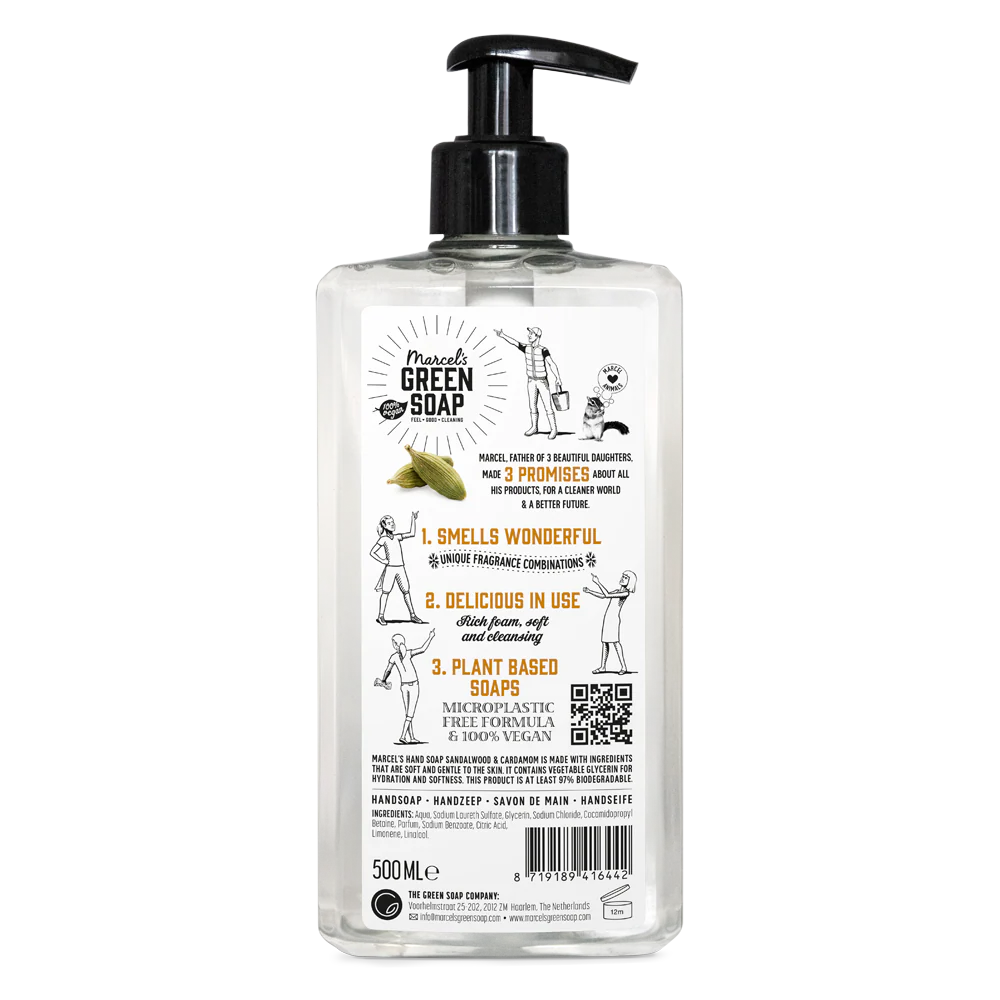 Handzeep Sandelhout & Kardemom 500 ml - Image 4