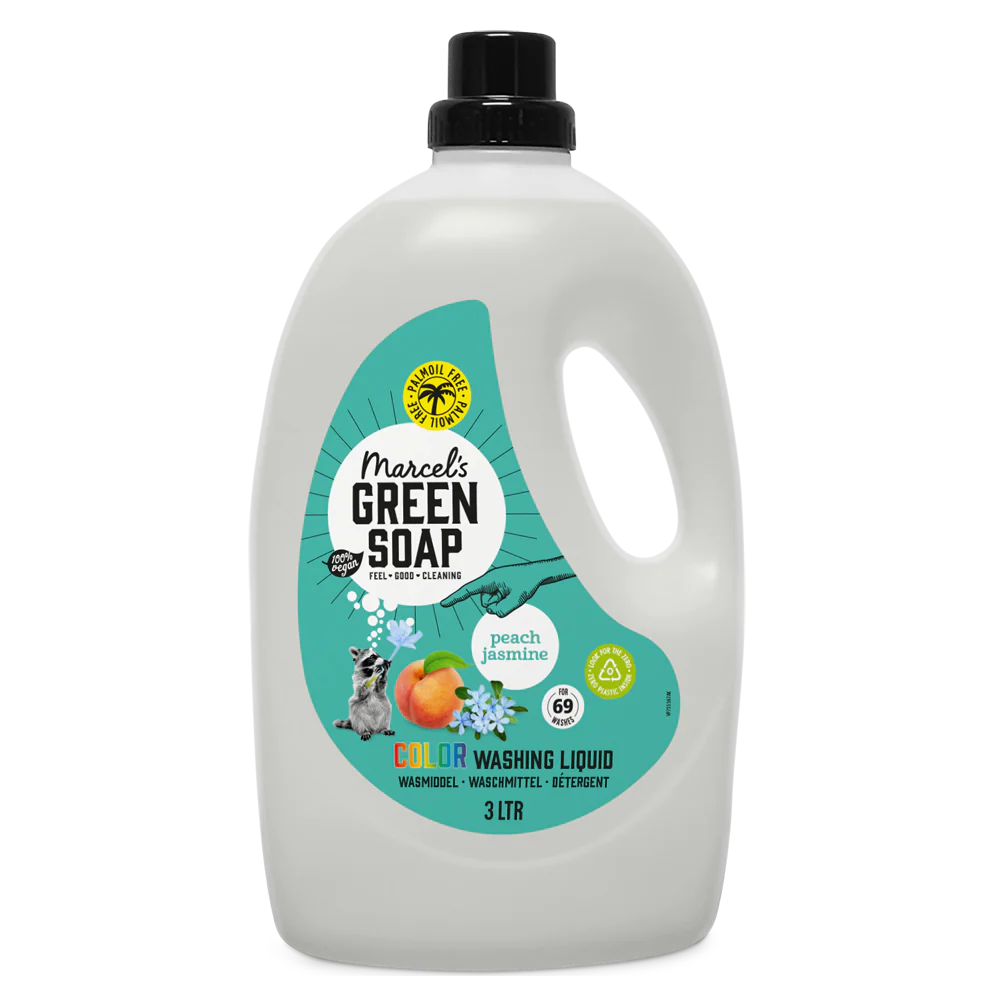 Kleur Wasmiddel Perzik & Jasmijn 3L
