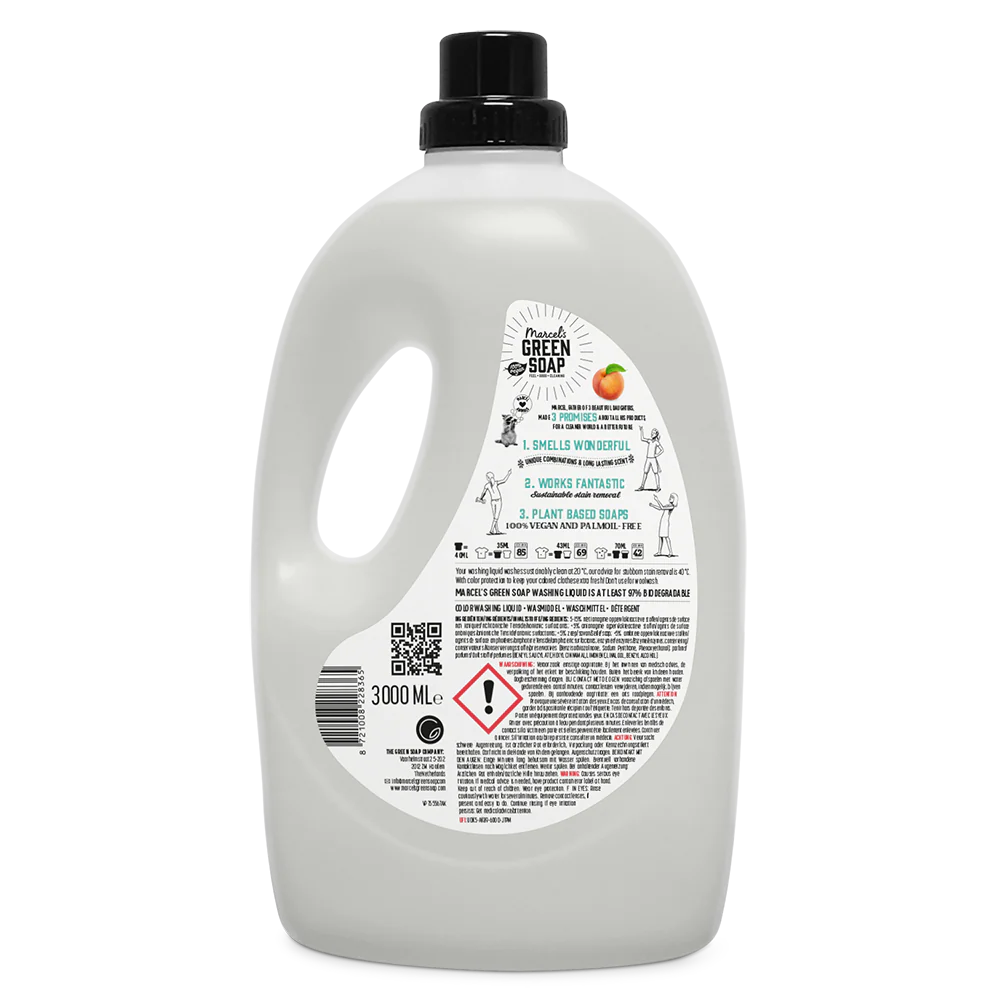 Kleur Wasmiddel Perzik & Jasmijn 3L - Image 3