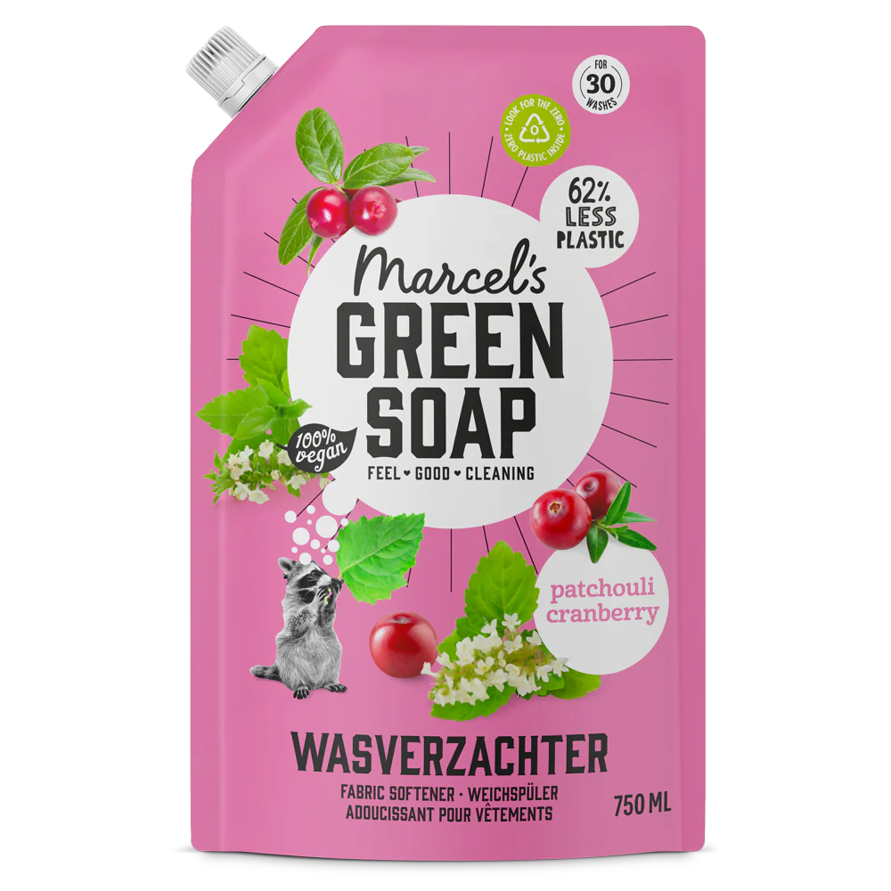 Wasverzachter Navulling Patchouli & Cranberry